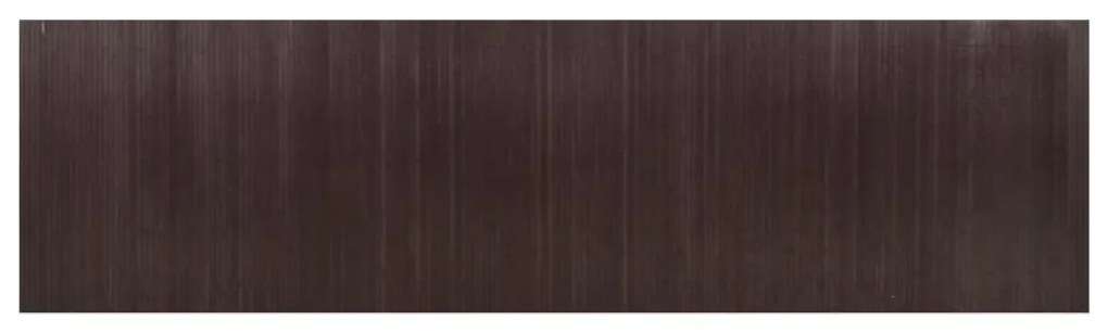 Divisória 165x600 cm bambu castanho-escuro
