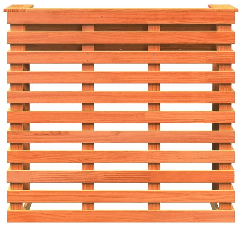 Mesa de bar exterior 113,5x50x103 cm pinho maciço castanho-mel