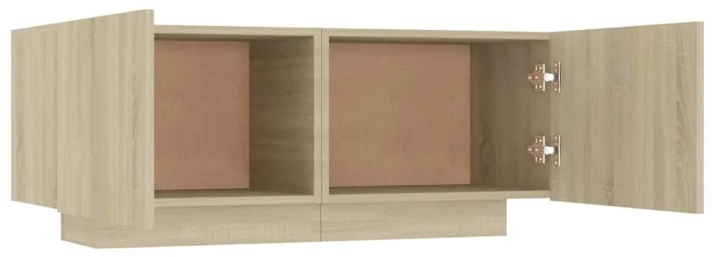 Mesa de cabeceira derivados de madeira carvalho sonoma