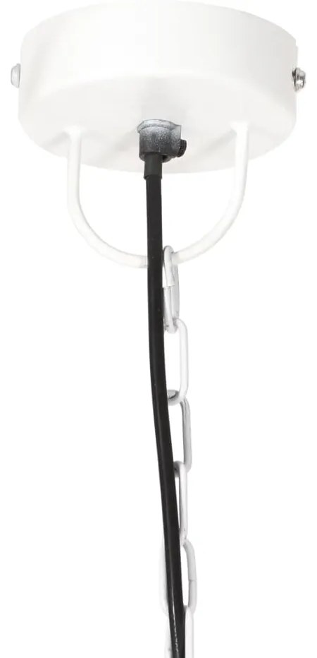 Candeeiro teto industrial redondo 25 W 42 cm E27 branco