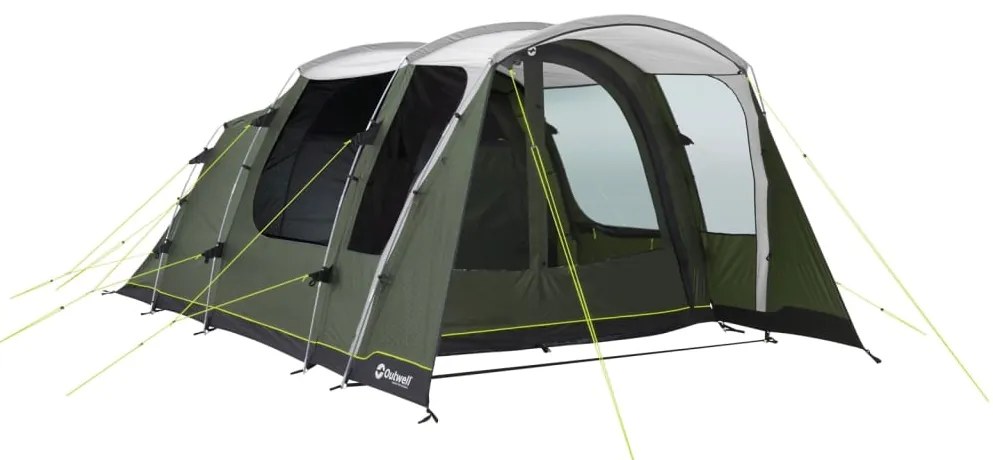 445933 Outwell Tenda túnel Ashwood 5 para 5 pessoas + 3 divisões folha escura