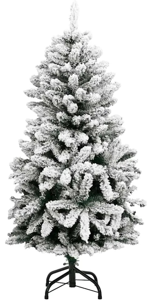 Árvore Natal artificial articulada 150 luzes LED e bolas 120 cm