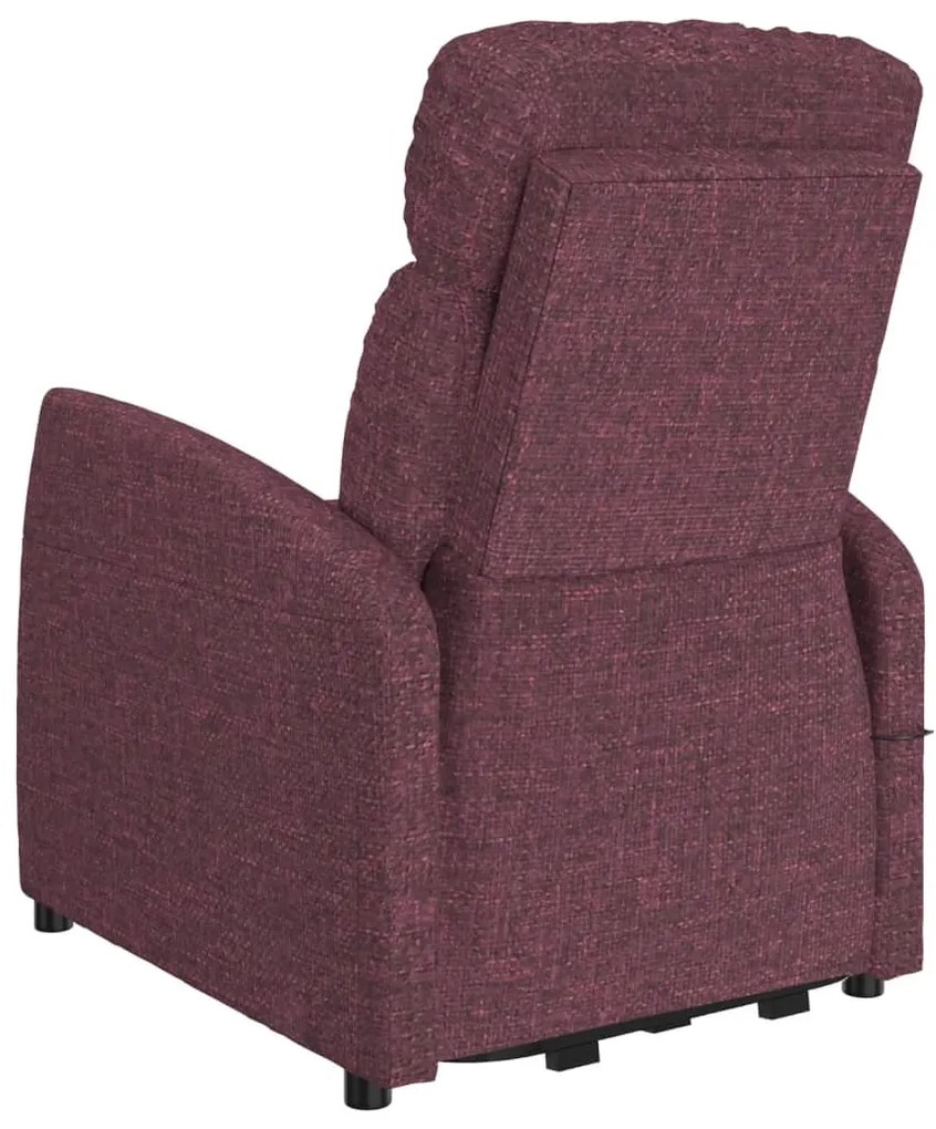Poltrona elevatória tecido roxo
