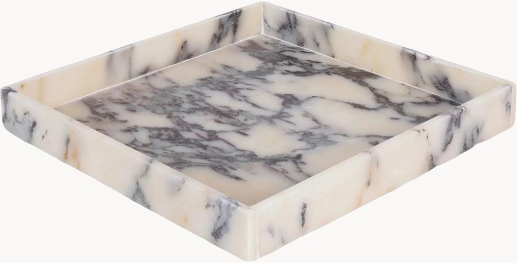 Tabuleiro decorativo em mármore Calacatta