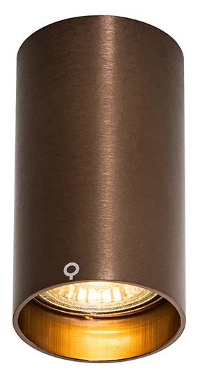 Spot moderno bronze escuro 5,5 cm - Tuba Moderno