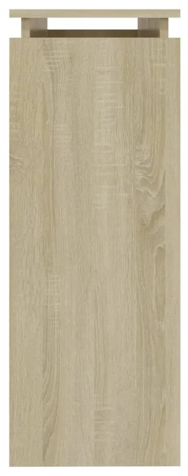 Mesa consola 102x30x80 cm derivados de madeira carvalho sonoma