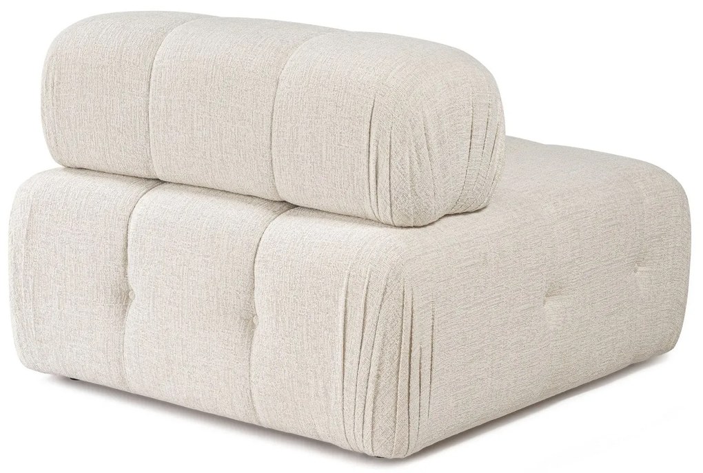 Sofá de 1 Lugar Doblo – Creme – 100x100x80 cm