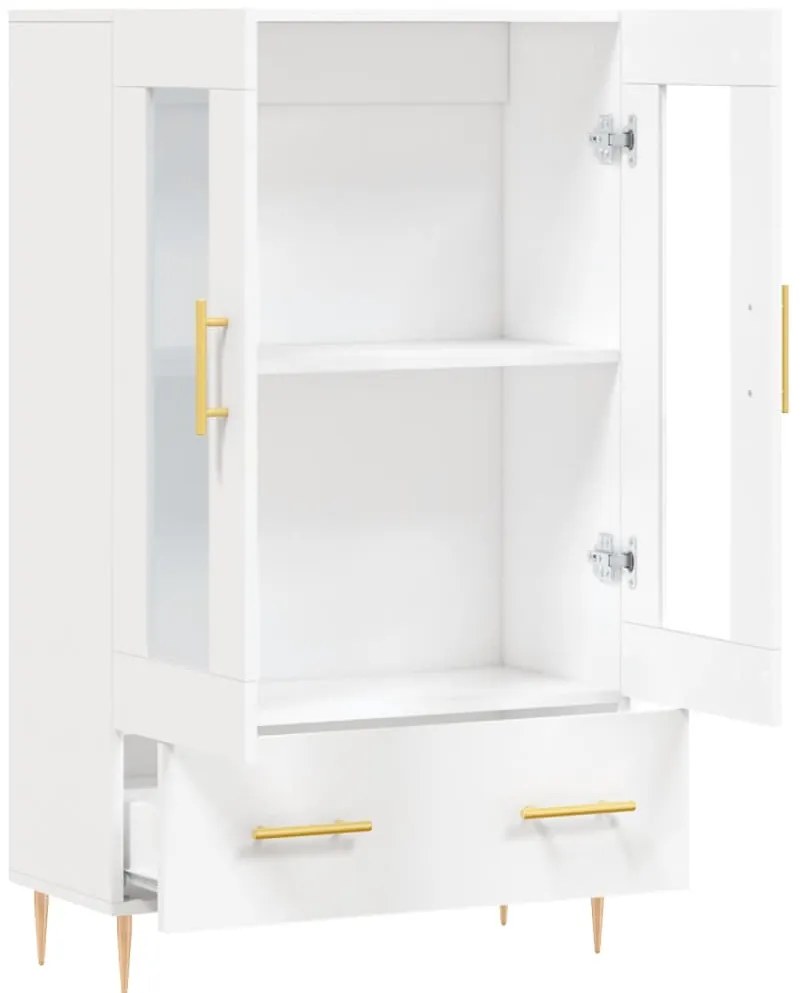 Aparador alto 69,5x31x115 cm derivados de madeira branco