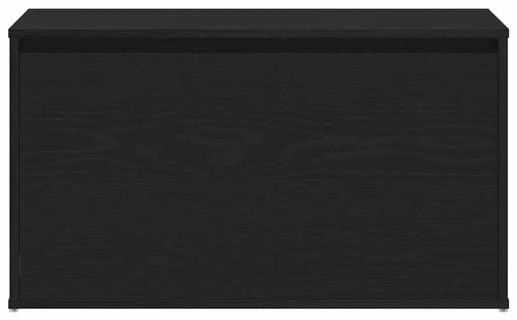 Banco de Hall vidaXL Preto Carvalho 80x40x45 cm Madeira de Engenharia