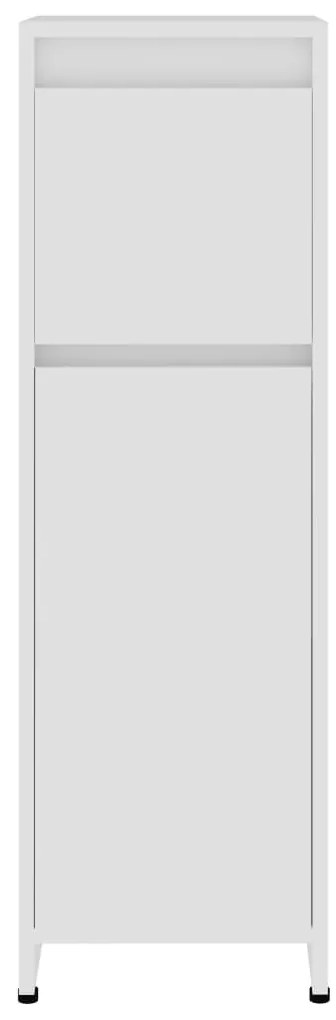 Armário de casa de banho derivados de madeira branco
