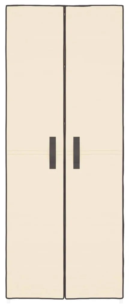 Sapateira 60x30x166 cm tecido cor creme
