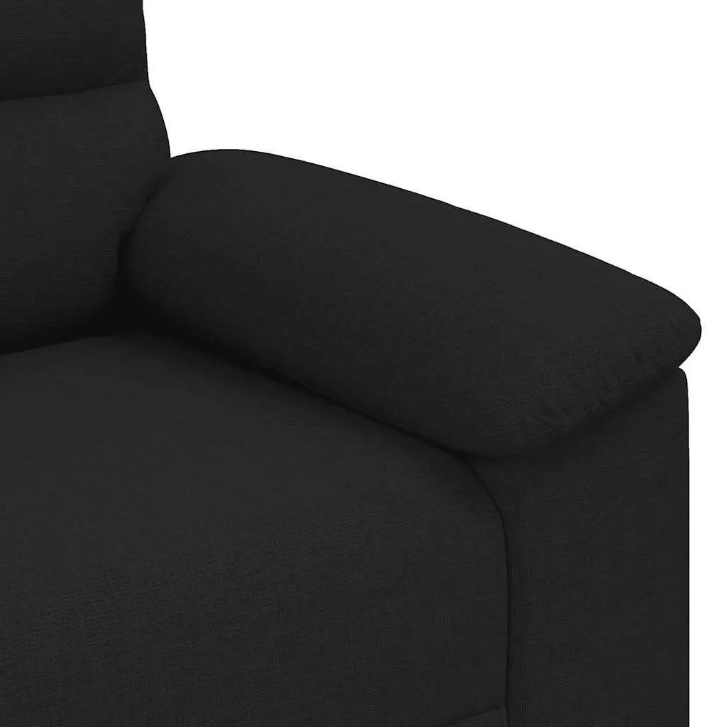 Poltrona 60 cm tecido preto