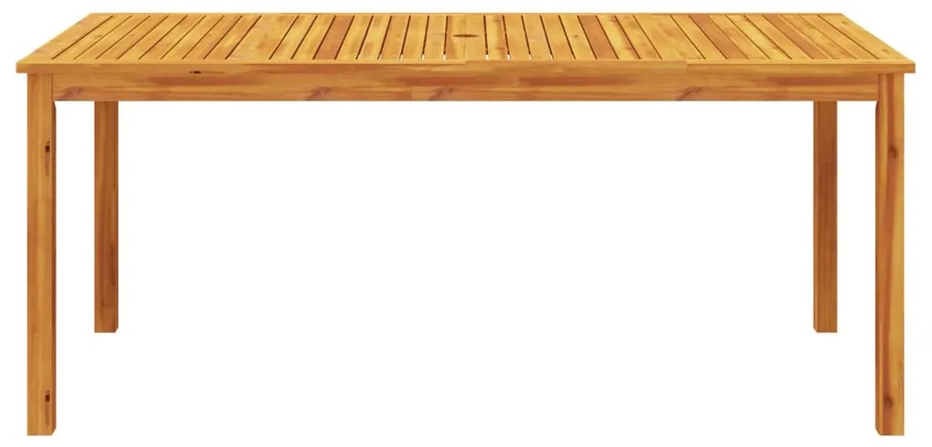Mesa de jantar p/ jardim 180x90x75 cm madeira de acácia maciça