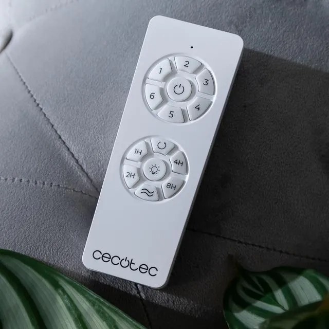 Mint Ventoinha de teto EnergySilence Aero 5200 Palm de 36 W e 52 polegadas com controlo remoto
