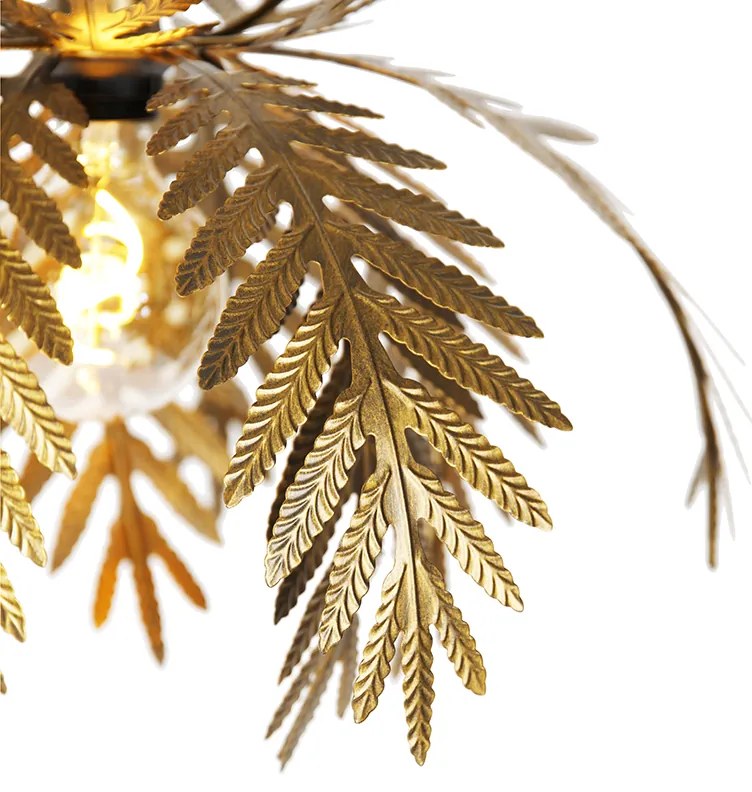 Candeeiro de suspensão vintage dourado - Botanica