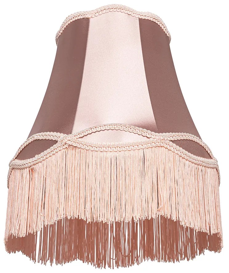 Abajur de tecido rosa 30 cm - Granny Retro