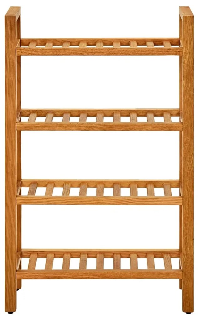 Sapateira c/ 4 prateleiras 50x27x80 cm madeira carvalho maciça