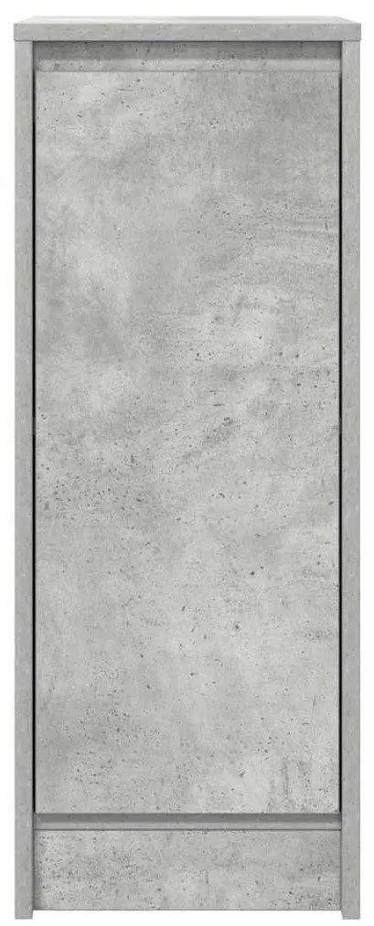 Aparador 29,5x34x76 cm derivados de madeira cinza cimento