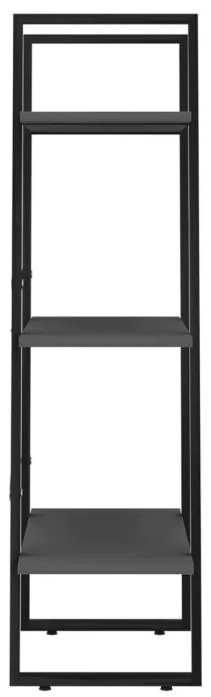 Unidade de prateleiras 60x30x105 cm derivados de madeira cinza