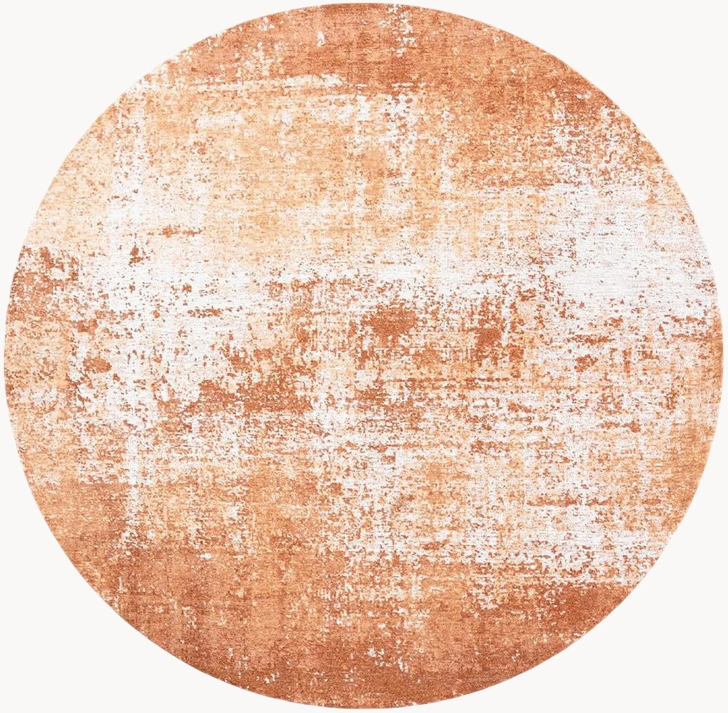 Tapete redondo lavável em jacquard para interior e exterior Virgin Land