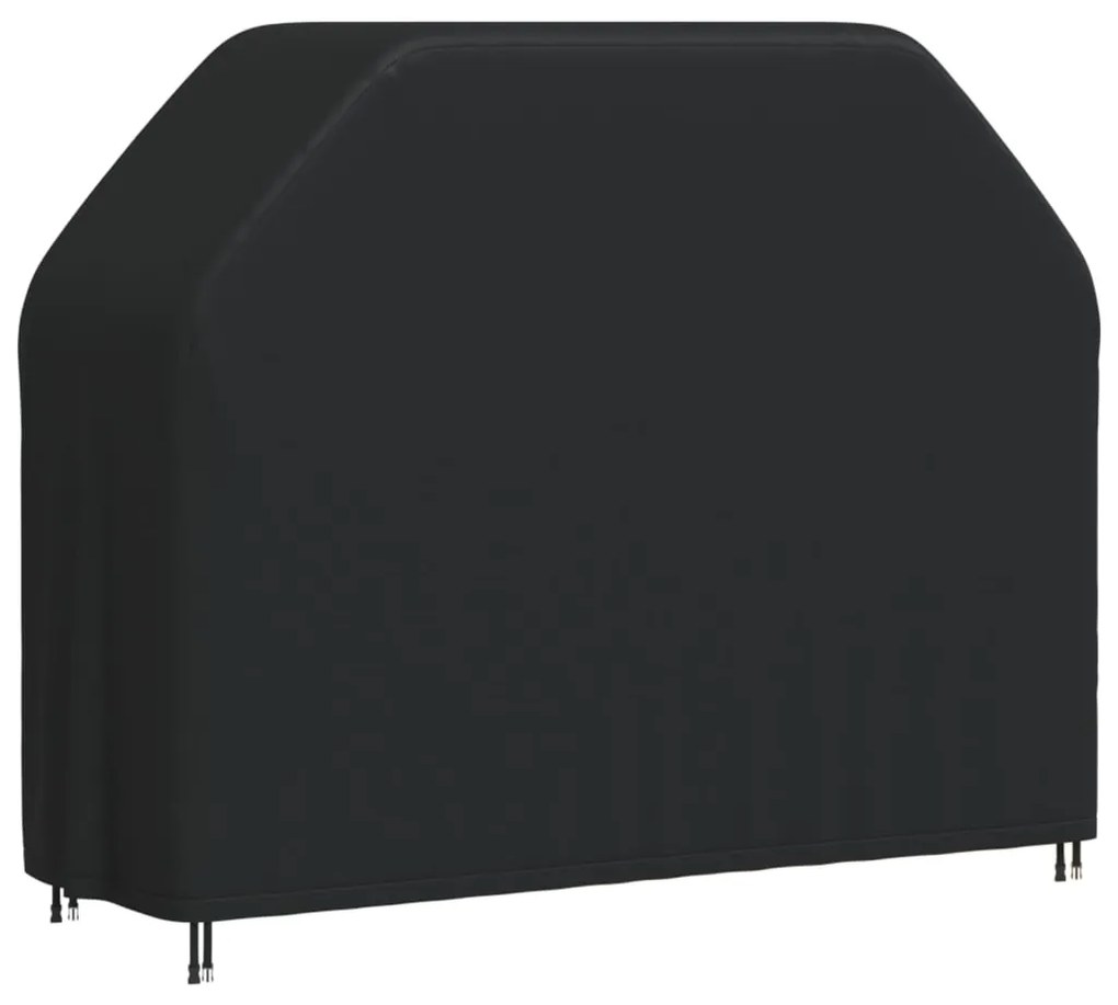vidaXL Capa para churrasqueira 162x61x122 cm oxford 420D preto