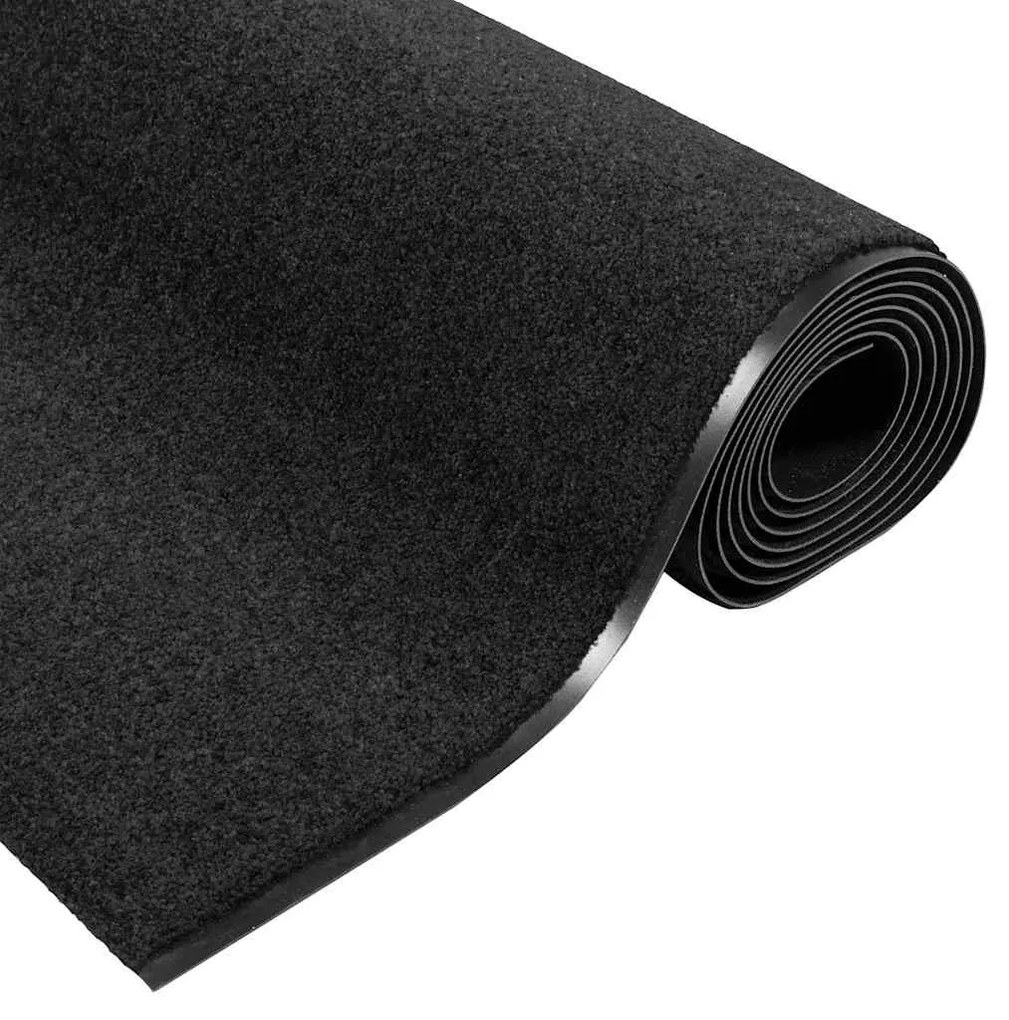 Capacho Lavável Preto 120x350 cm