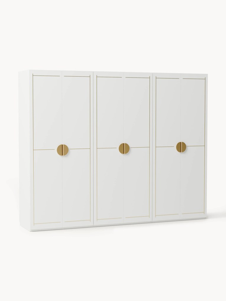 Roupeiro modular com portas articuladas Denise, L 300 cm, vários tamanhos
