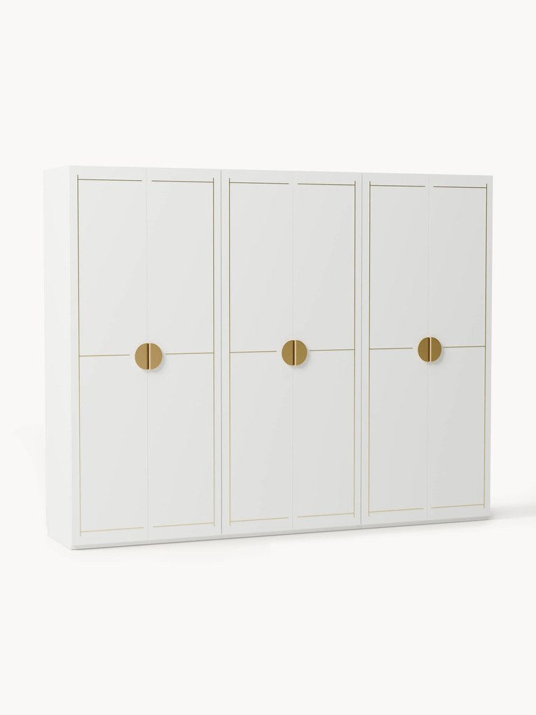 Roupeiro modular com portas de batente Denise, L 300 cm, vários tamanhos