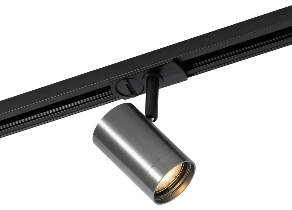 Projetores Modernos Gunmetal para Sistema de Trilho Monofásico - Iconic Jeana