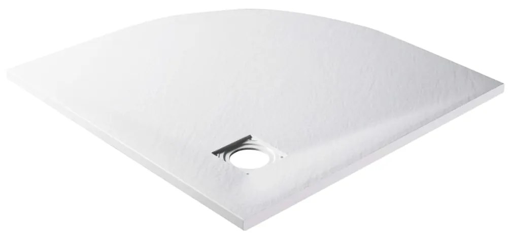 146526 vidaXL Base de chuveiro SMC 90x90 cm branco