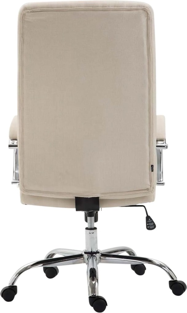 Cadeira de Escritório Valais de tecido Creme