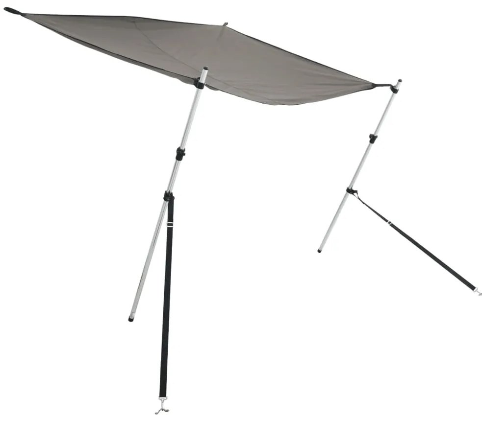 Conj. extensão de toldo em T 170x170x(113-182,5) cm antracite