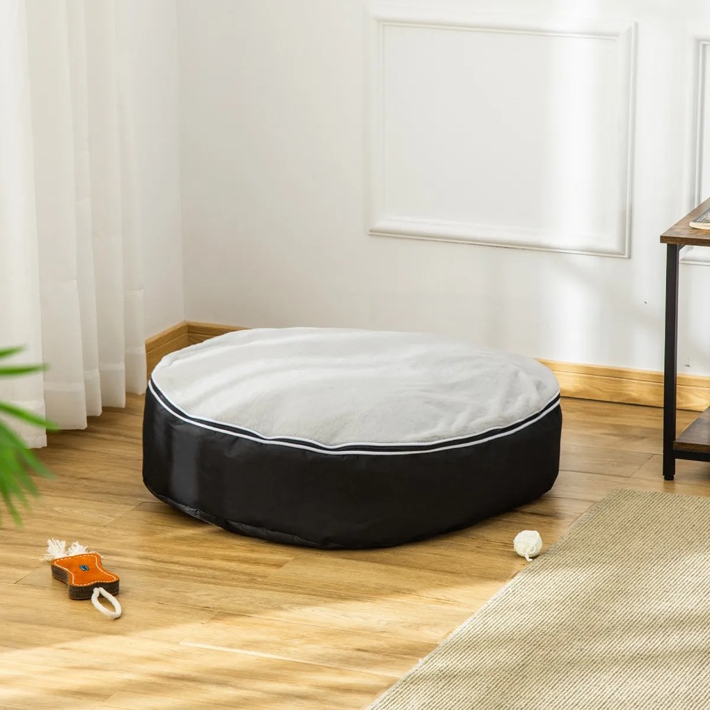 Cama para Cães e Gatos Lavável com Capa Removível Almofada para Cães de Tamanho Mediano Tecido de Oxford e Pelúcia Suave