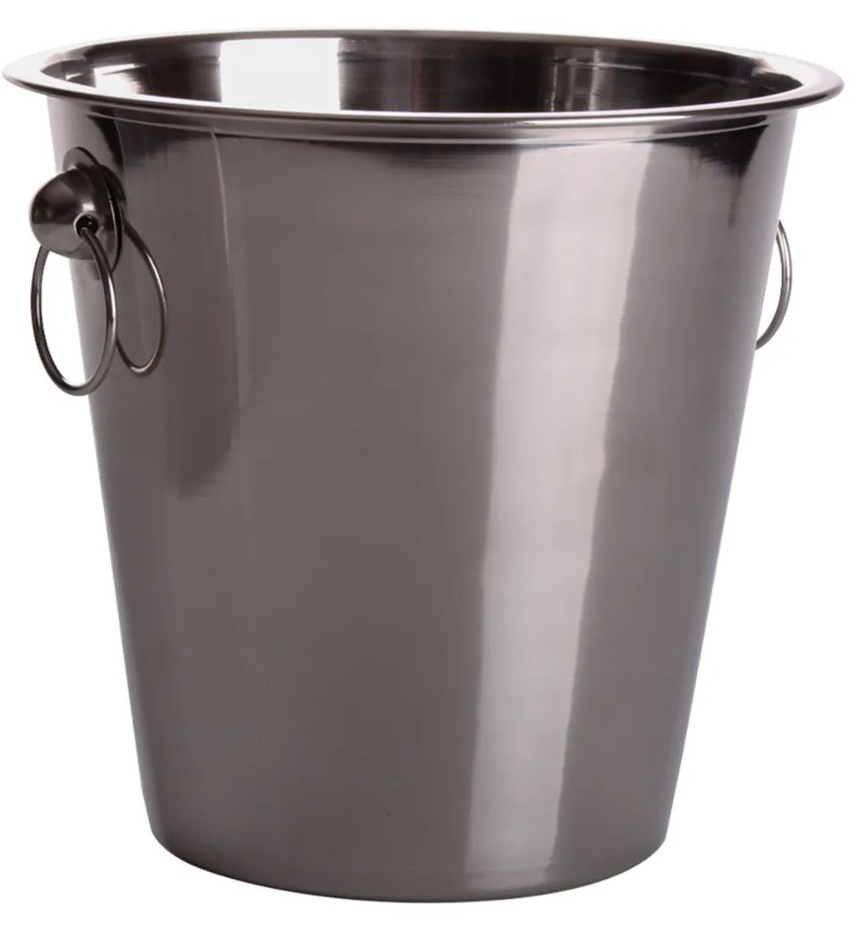 Balde Gelo Inox com Argolas 22cm