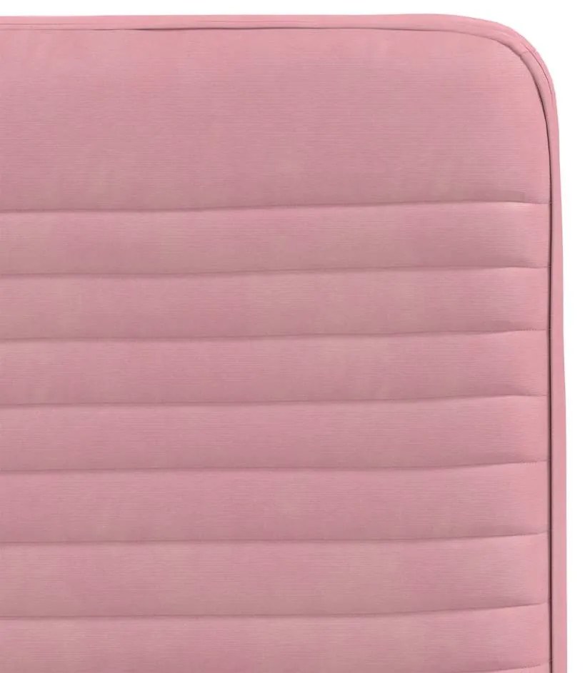 Cadeiras de jantar 6 pcs veludo rosa