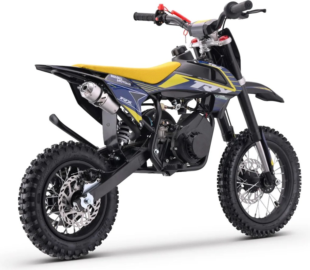 Moto Cross Gasolina para crianças BNO Motors Cross TRX 60 cc Amarela