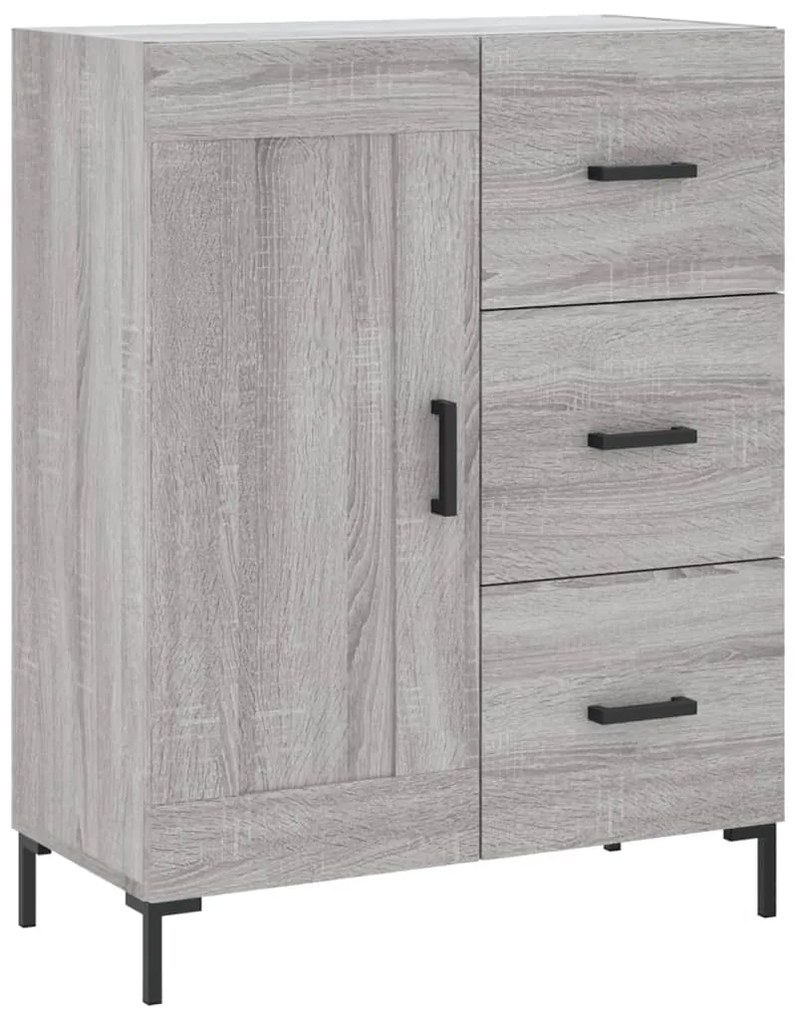 Armário alto 69,5x34x180 cm derivados de madeira sonoma cinza