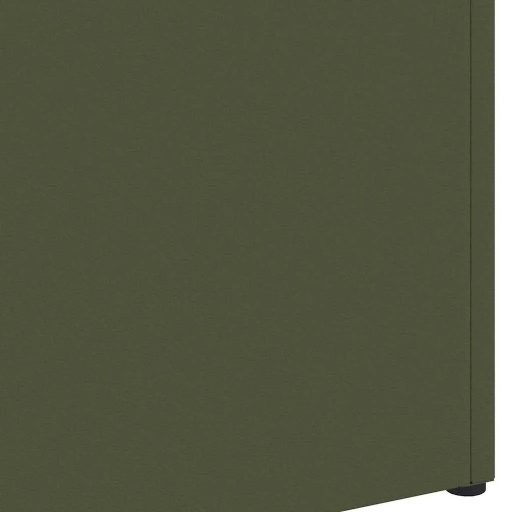 Suporte de guarda-chuva verde-azeitona da - 28x12x41 cm - Feito de aço