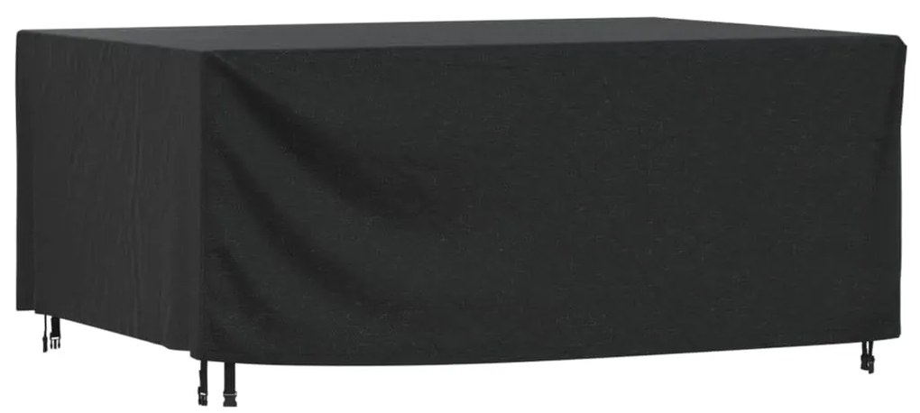 vidaXL Capa p/ mobiliário jardim 225x143x90 cm impermeável 420D preto
