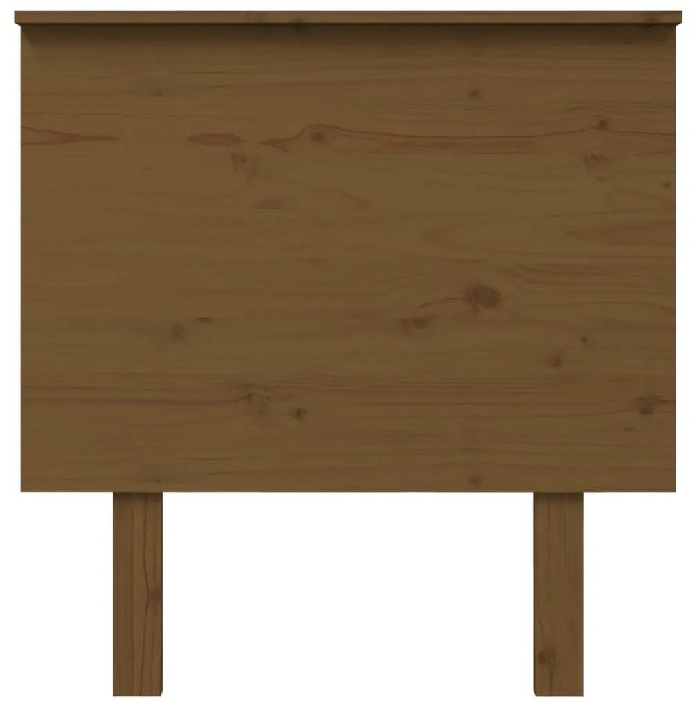 Cabeceira de cama 79x6x82,5 cm pinho maciço castanho mel