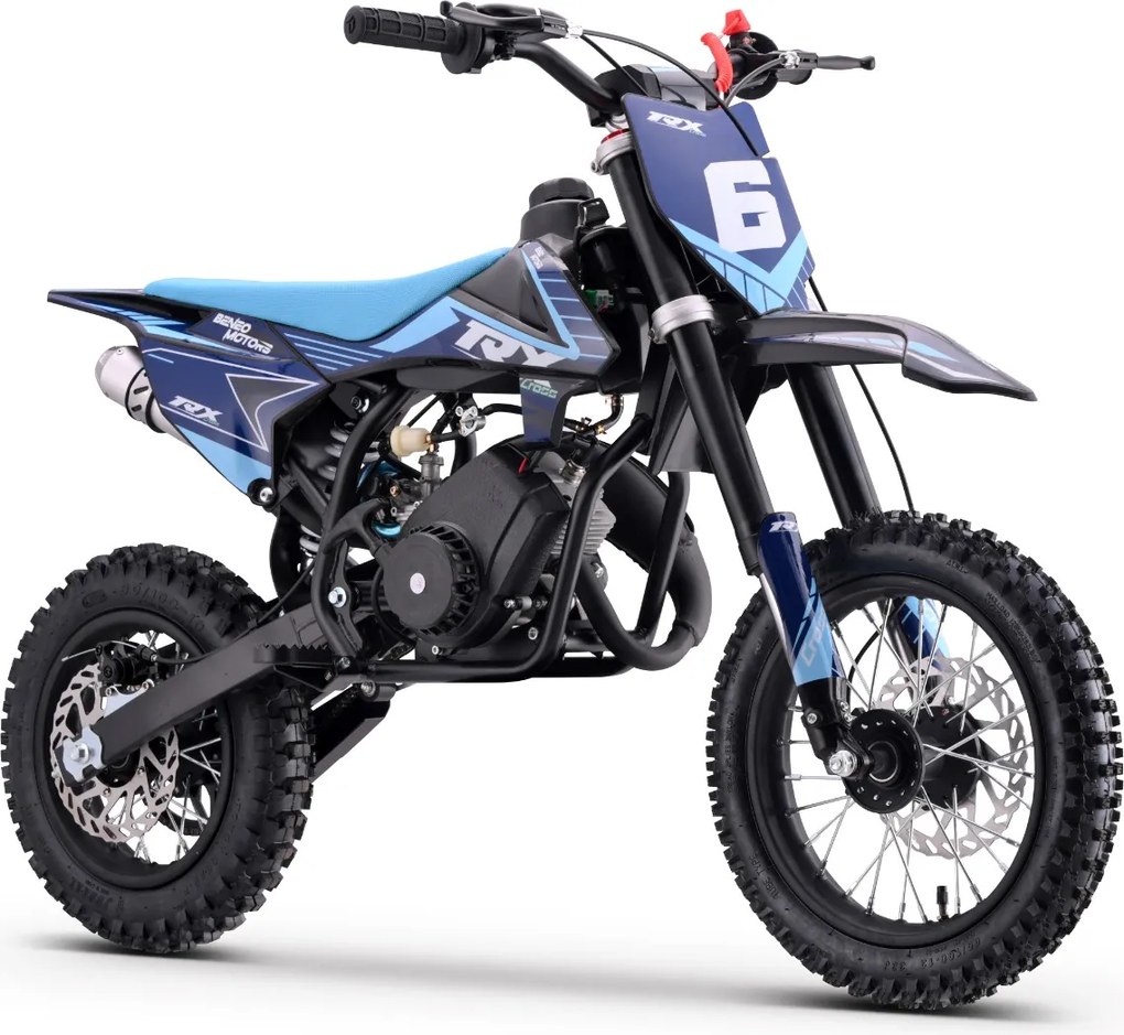 Moto Cross Gasolina para crianças BNO Motors Cross TRX 60 cc Azul