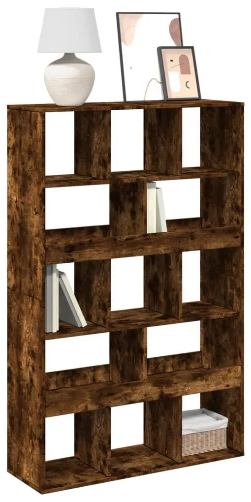 Estante 100x33x156,5 cm derivados de madeira carvalho fumado