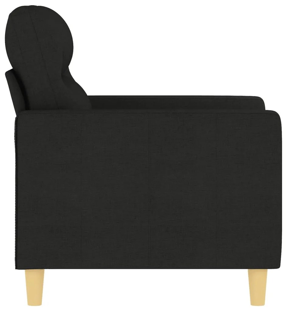 Poltrona 60 cm tecido preto
