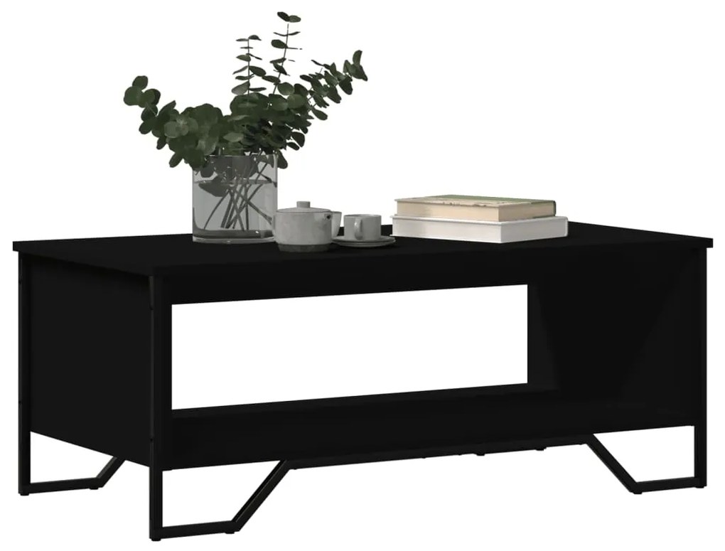 Mesa de centro 100x51x40 cm derivados de madeira preto