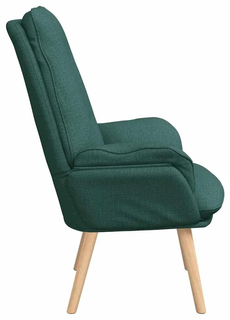 Poltrona Relaxante Verde Escura Tecido