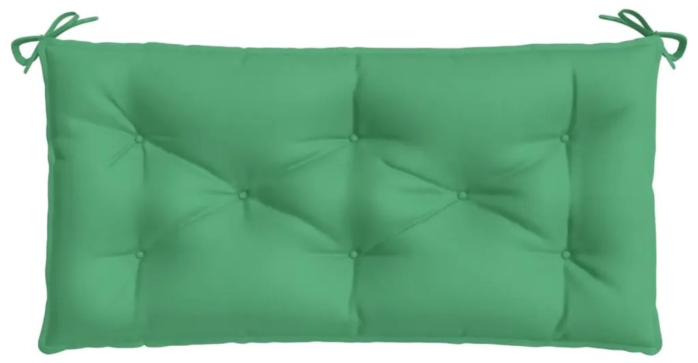 Almofadão p/ banco de jardim 110x50x7cm tecido oxford verde