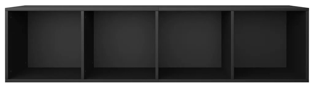 Estante/móvel de TV 36x30x143 cm contraplacado preto