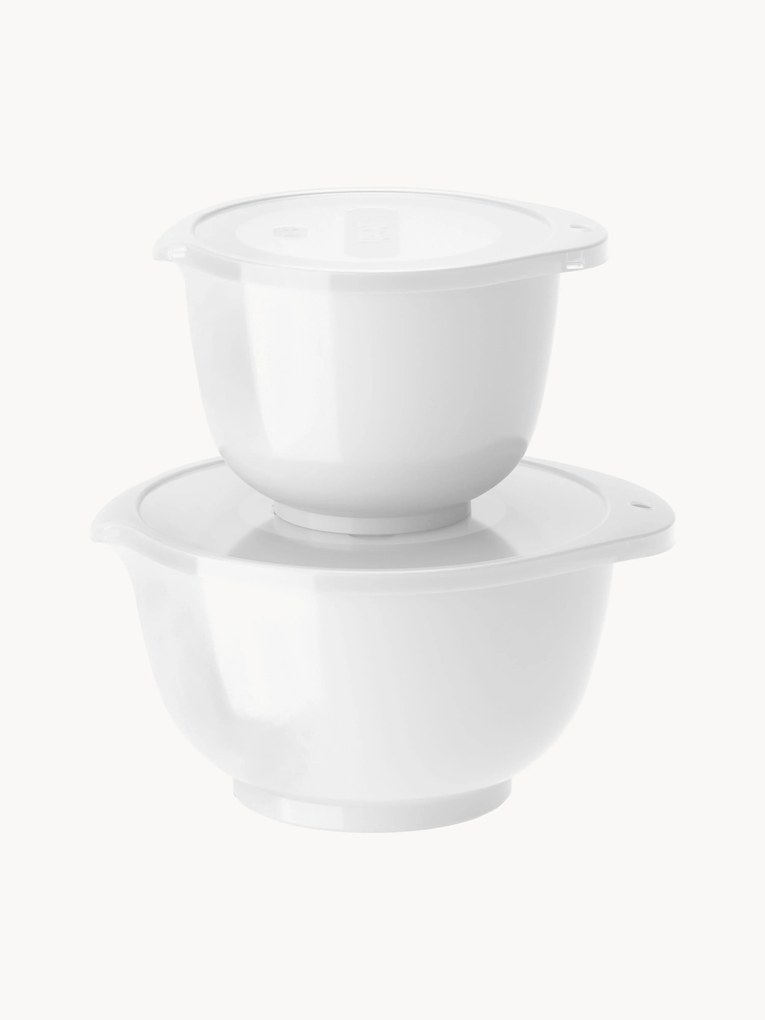 Taças de mistura com tampas Margarethe, conjunto de 2