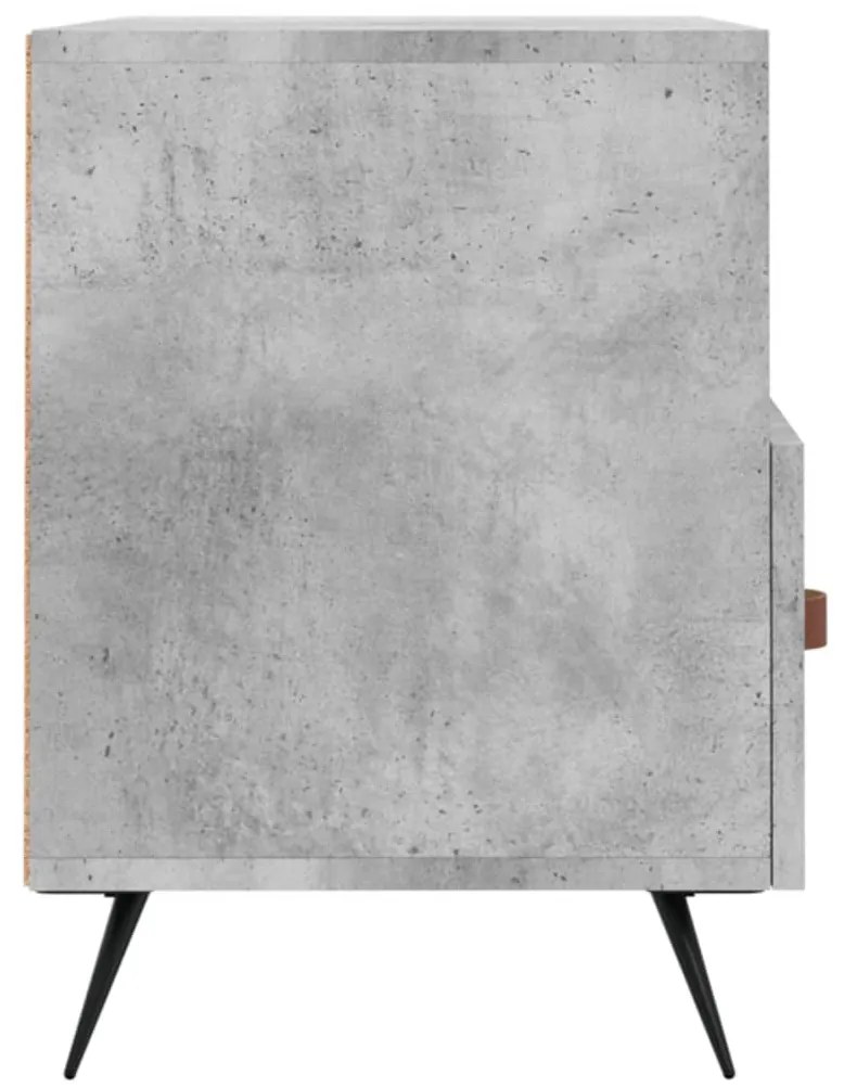 Móvel p/ TV 80x36x50 cm madeira processada cinzento cimento