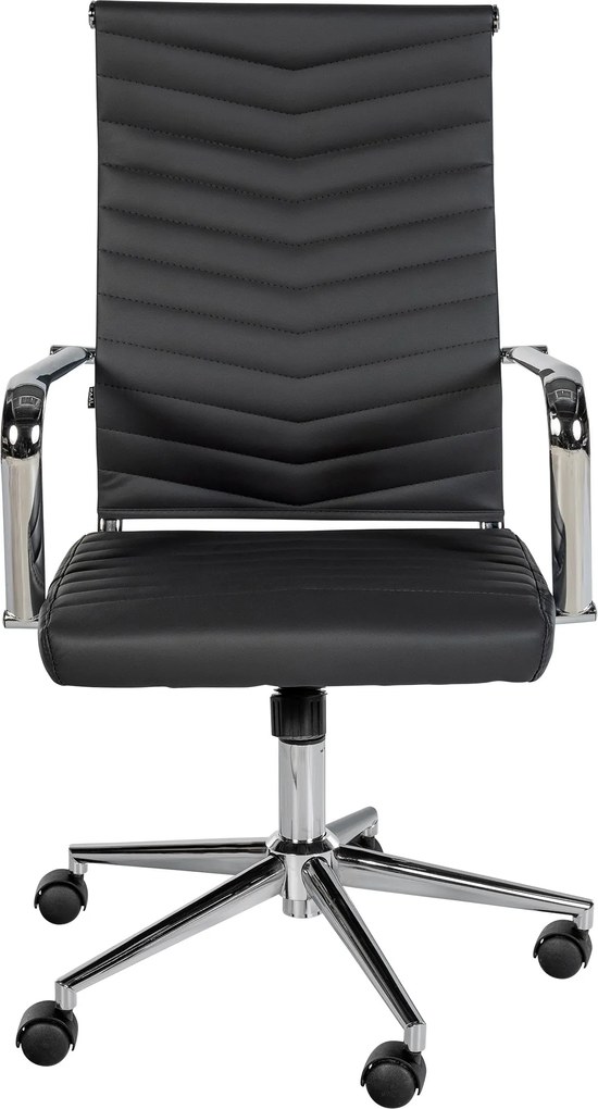 Cadeira de escritório Canby Couro sintético Preto